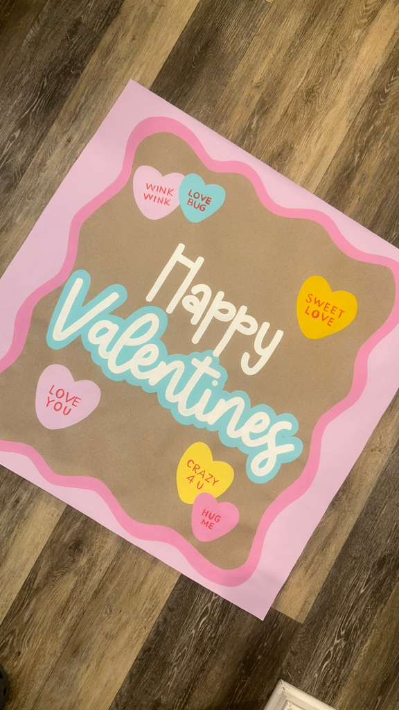 Happy Valentines mini banner